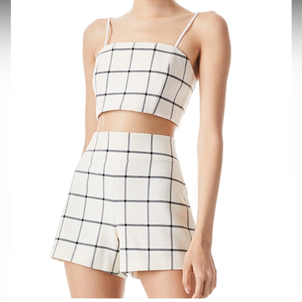 alice + olivia Pearle Crop Top. Size 6